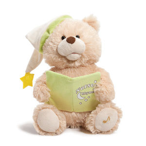 Plush Mechanical Nursery Rhymes Bear 5 Rhymes NEW